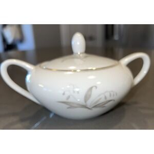 Vintage 1961 Kaysons Golden Rhapsody Fine China Sugar Bowl Japan Gold Trim